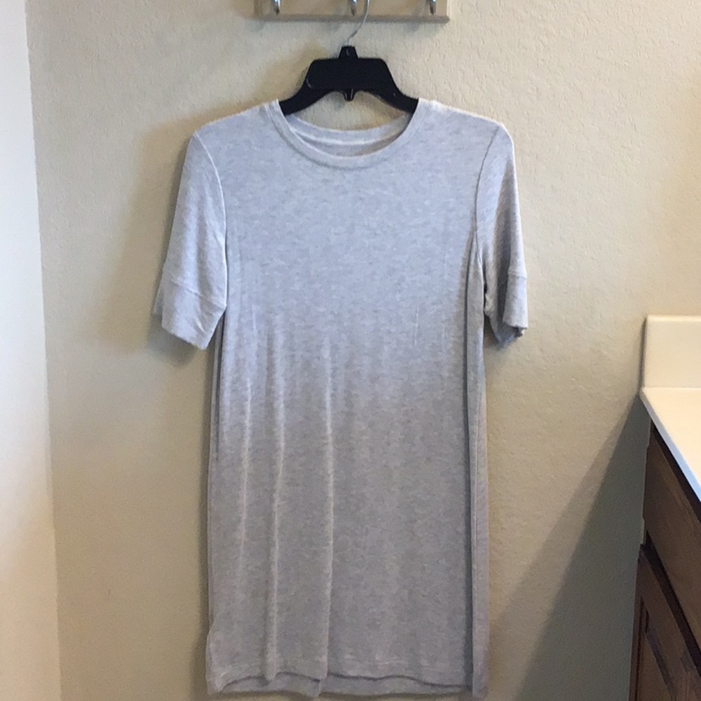 Grey T-shirt dress